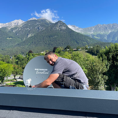 Montage SAT-Anlage und Programminstallation, Innsbruck