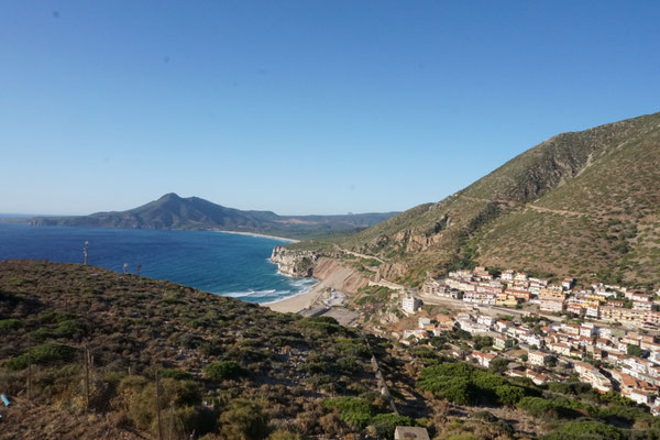 Aussicht auf Buggeru und Portixeddu