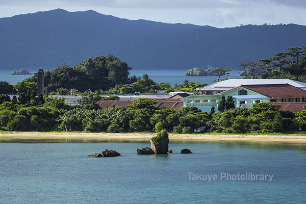 07a-0017 穏やかな海　羽地内海　沖縄の風景