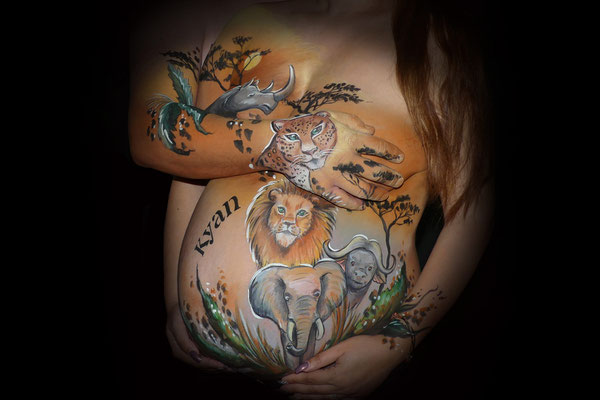 Bodypaint in thema Big 5