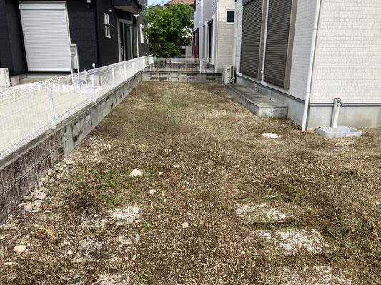 草刈り・整地・防草シート・人工芝