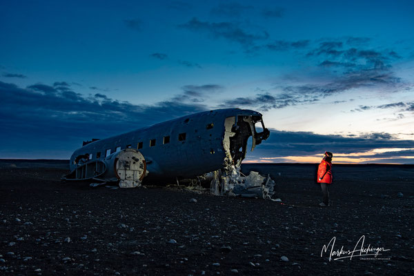 Island Sólheimasandur Flugzeugwrack