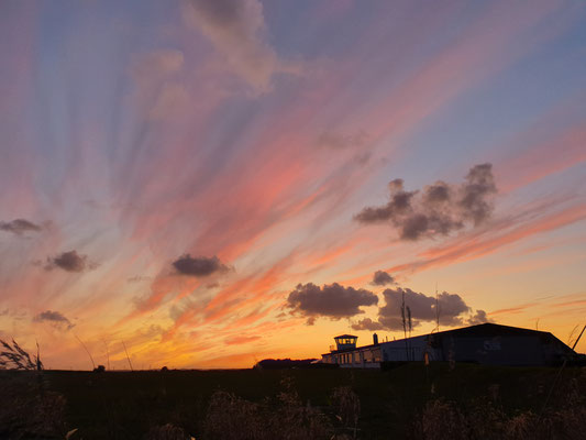 Sonnenuntergang wie für uns gemalt