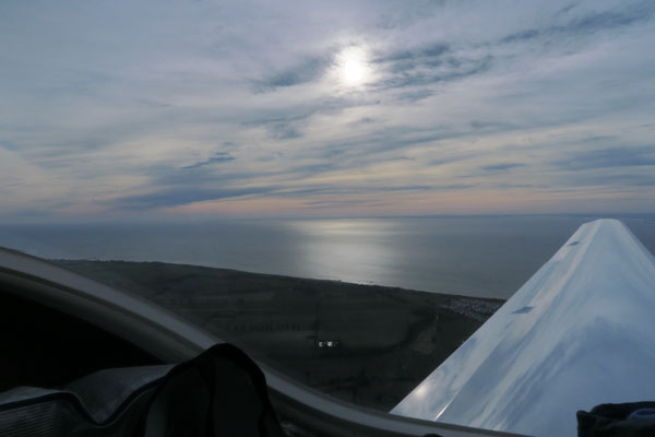 Rückflug am Sonntag: goodbye Ostsee