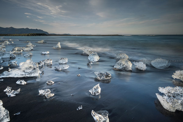 Diamond Beach am Jökulsarlon