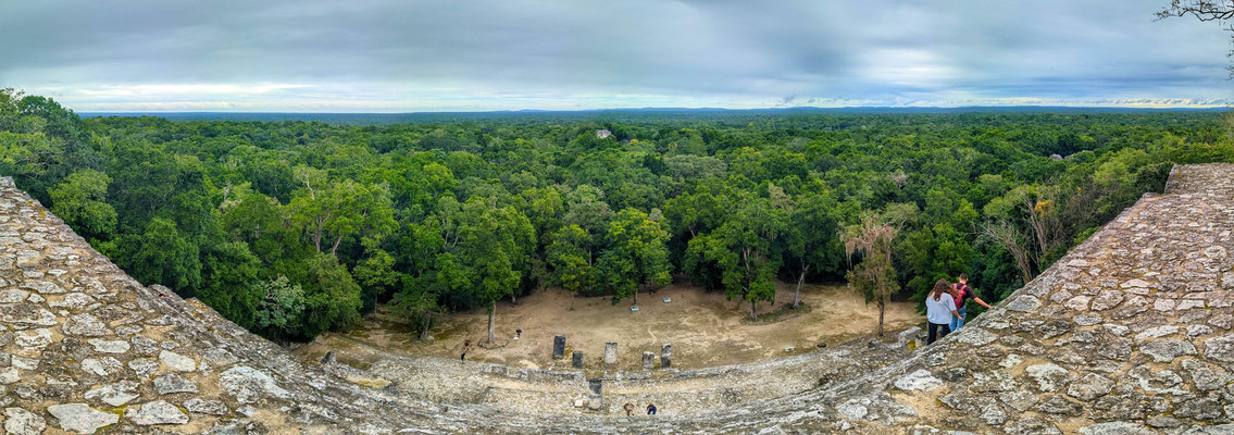 Tief im Dschungel versteckt: die prähistorische Stadt Calakmul