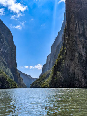 Fahrt mit dem Speedboot durch den Sumidero Canyon