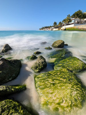 Am Strand von Playa del Carmen