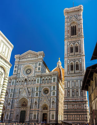 Der Dom mit Campanile in Florenz -Il Duomo con il Campanile di Firenye