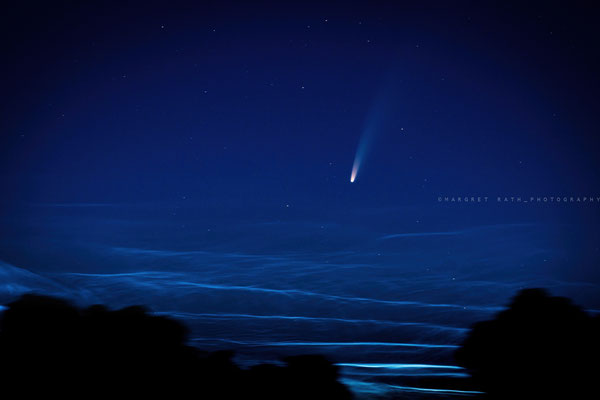 Der Komet Neowise im Juli 2020