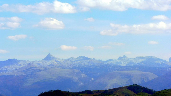 Vue sur les montagnes basco-béarnaises.