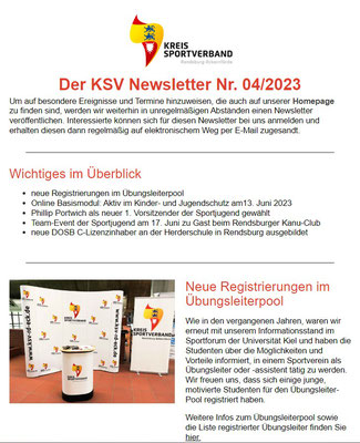 KSV RD-ECK Newsletter Nr. 04/2023