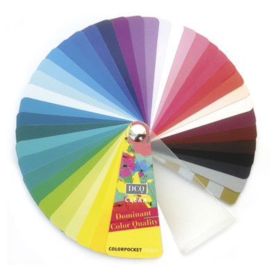 Farbfächer, beidseitig bedruckt mit 160 Farben