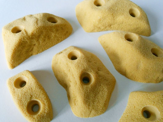 closeup granit/gneiss style polyurethane footholds