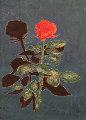 Dornrose - 50 x 70 cm (Verkauft)