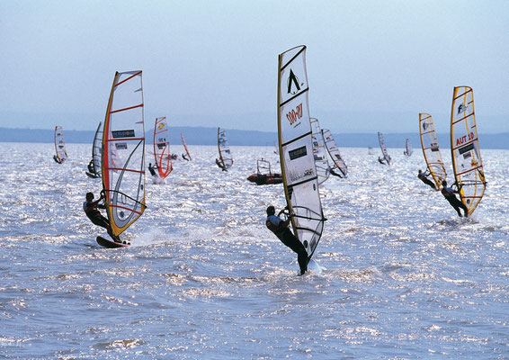 sailing at Lake Neusiedl