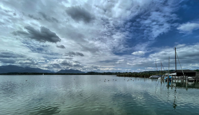 Blick über den Chiemsee