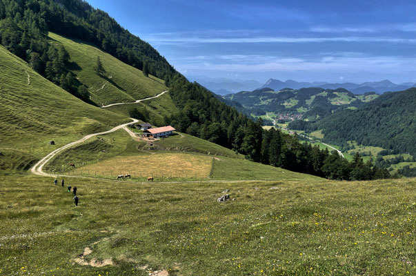 Blick zur Schachen-Alm