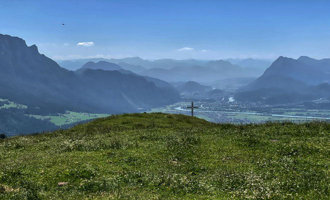 Auf dem Weg zum Staudinger Kreuz