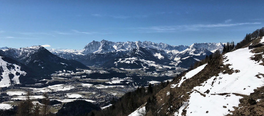 Panorama von der Taubenseehütte