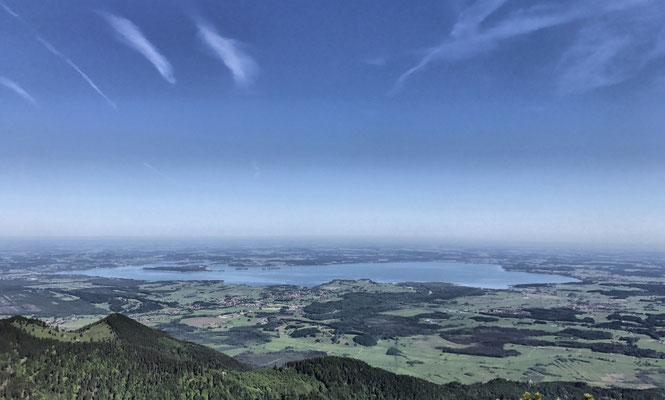 Aussicht zum Chiemsee