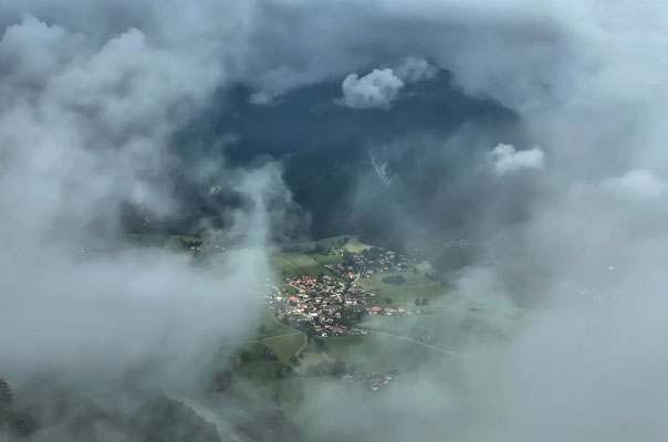Tiefblick auf Schleching