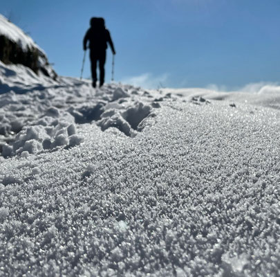 Unberührter Schnee