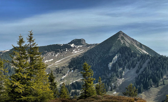 Blick vom Hochköpfl zum Geigelstein
