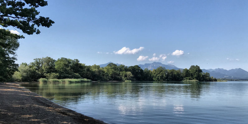 Am Ufer des Chiemsee
