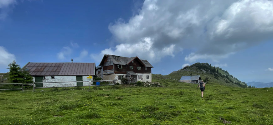 Die verfallende Klausenhütte