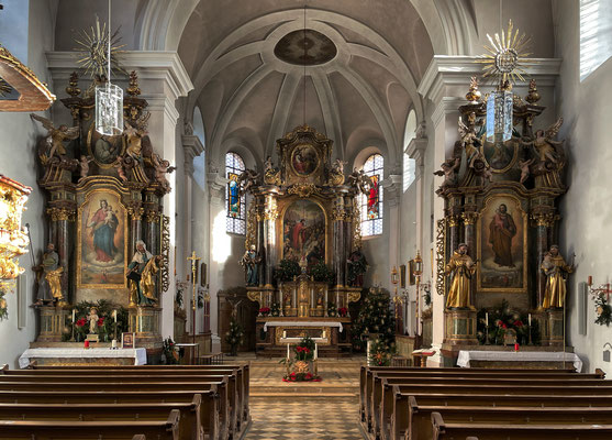 In der Kirche St. Johannes der Täufer in Breitbrunn am Chiemsee