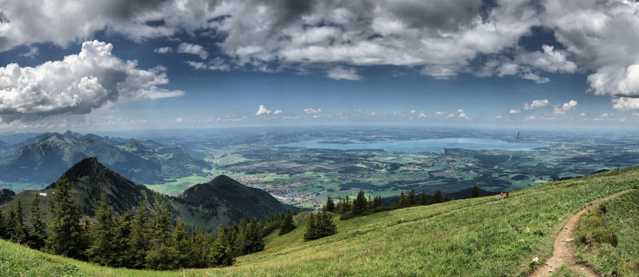 Aussicht auf den Chiemsee