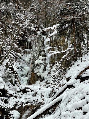 Rottauer Wasserfall im Winter