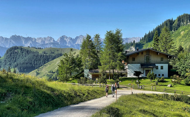 Abstieg von der Priener Hütte