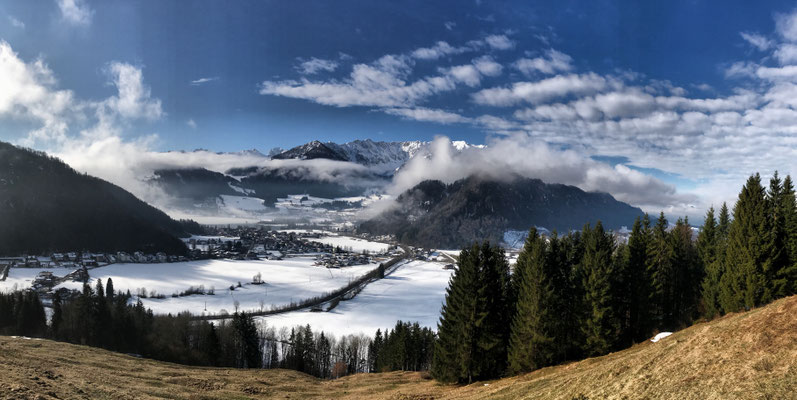 Panorama beim Aufstieg