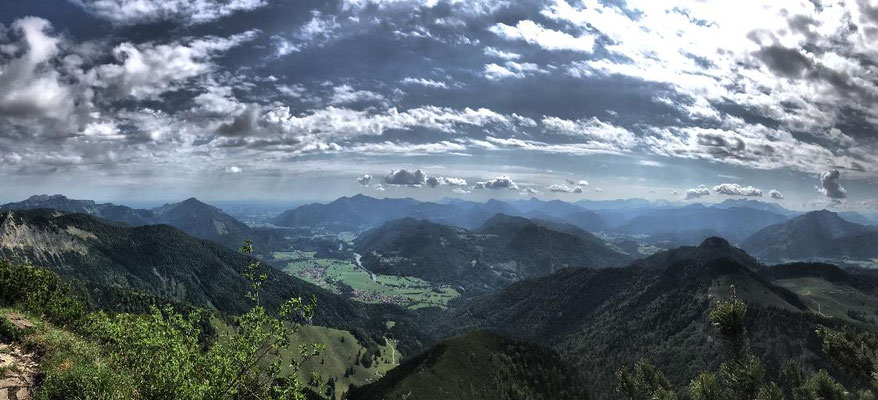 Gipfelpanorama am Breitenstein