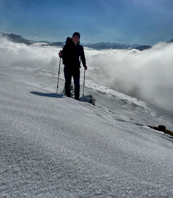 Durch den unberührten Schnee