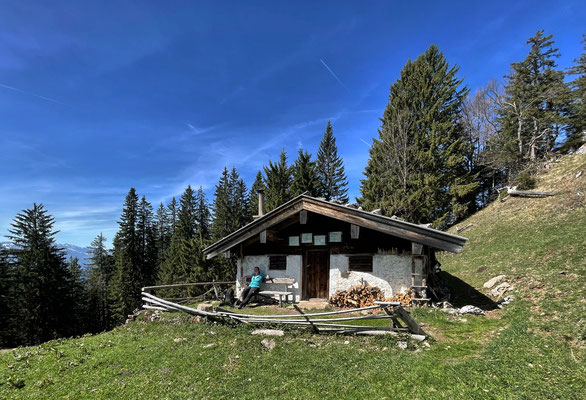 Diensthütte kurz unterhalb des Kleinen Rechenberg