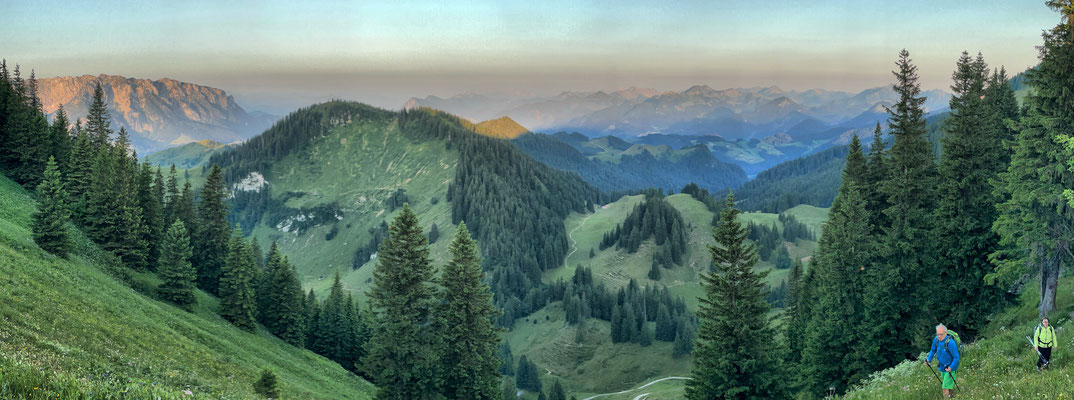 Kurz vor dem Sattel zwischen Breitenstein und Geigelstein