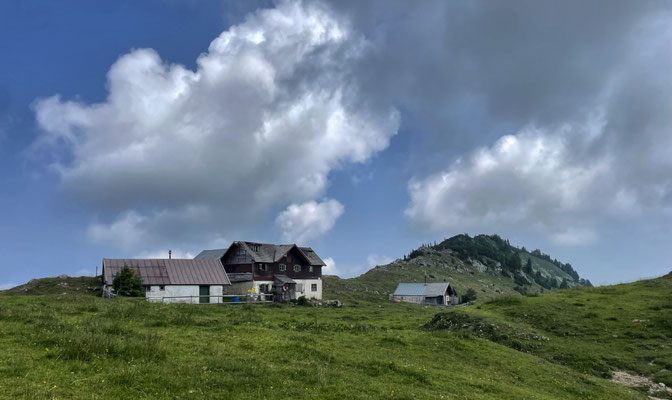 Auf dem Weg zur verfallenden Klausenhütte