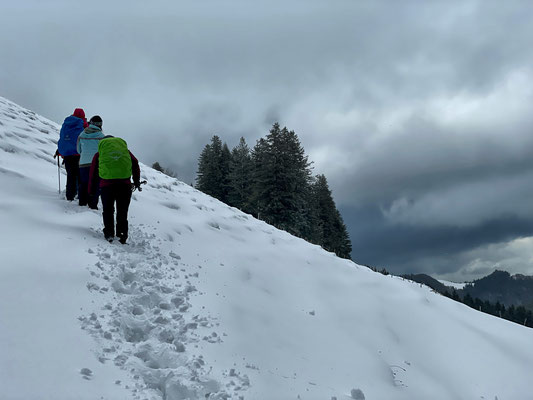 Aufstieg auf den Erlbergkopf