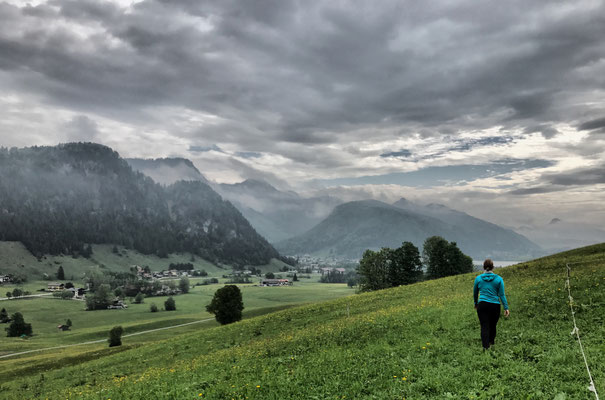 Auf dem Weg zum Walchsee