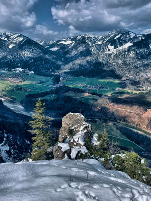 Blick zum Gscheuerwand-Kreuzgipfel