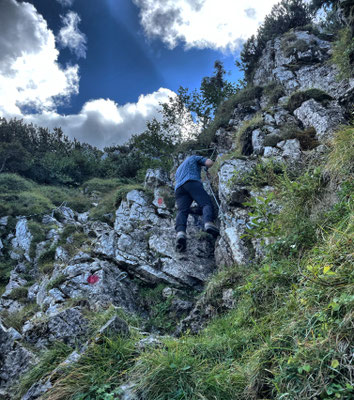 Im Spitzstein Nordwandsteig
