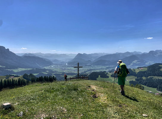 Unterwegs zum Staudinger Kreuz
