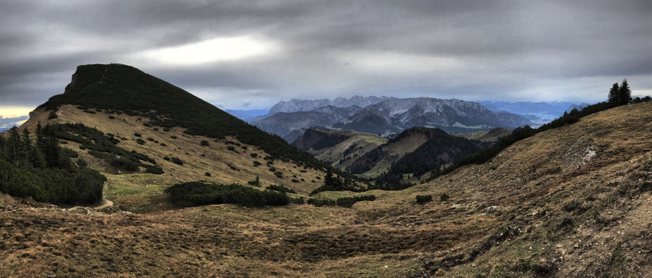 Blick zurück zum Geigelstein