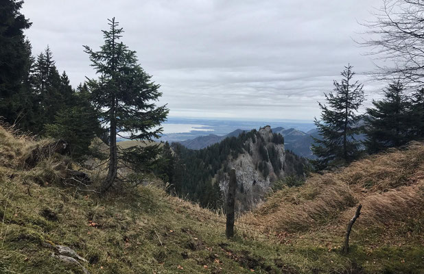 Blick auf Zellerhorn und Chiemsee