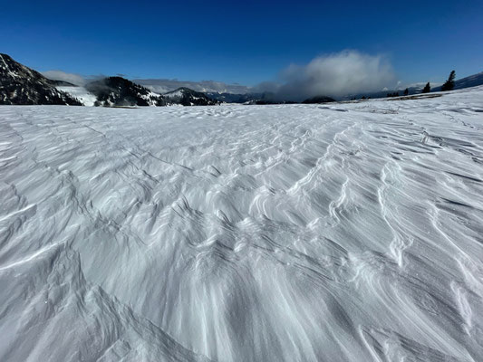 Schneeverwehung