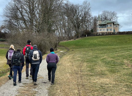 Auf dem Weg zur Villa von Rudolf Sieck