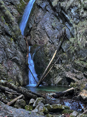 Wasserfall in Berg
